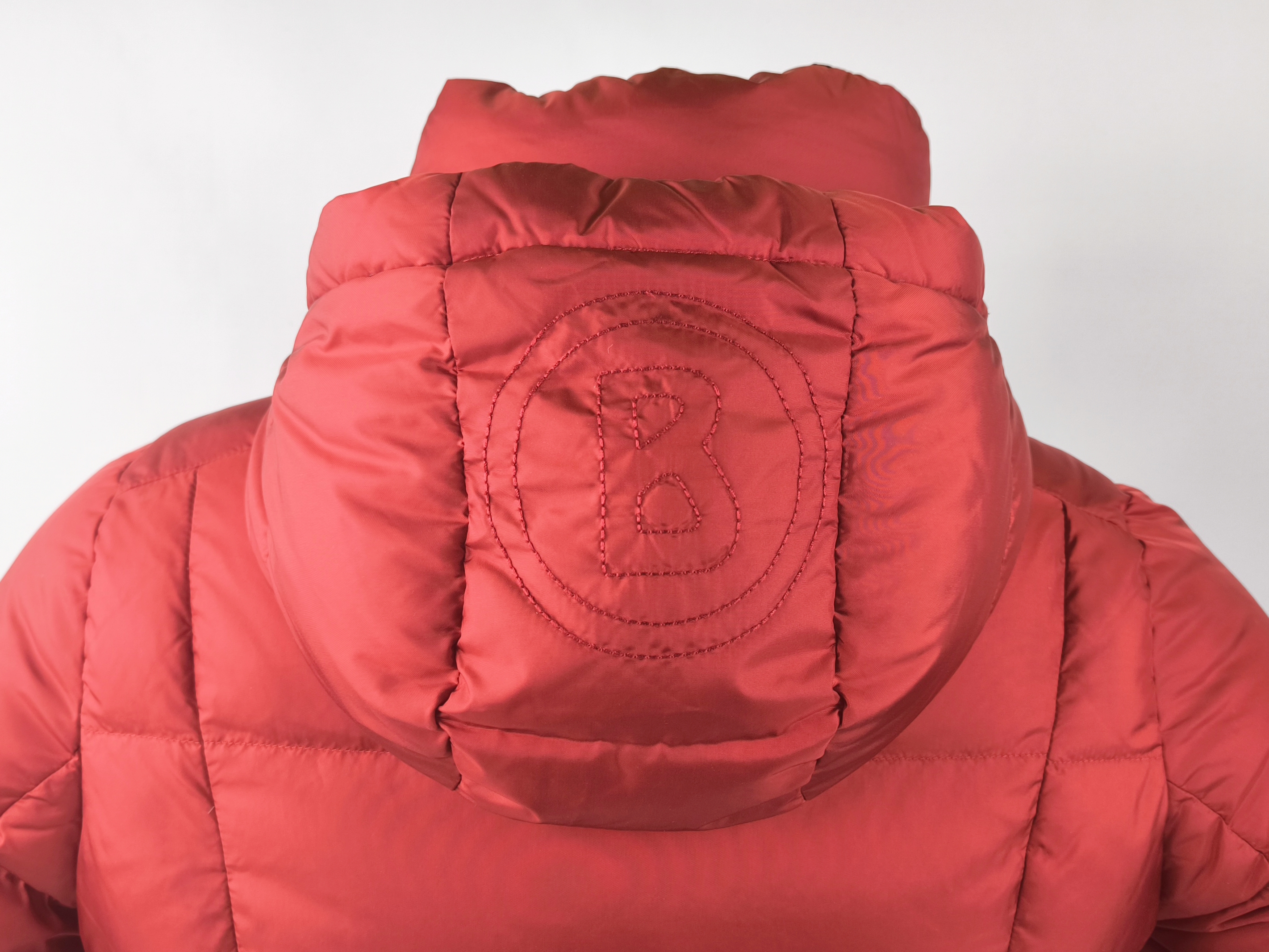 Bogner Daunenjacke Felina Gr. 42 (L) rot abnehmbare Kapuze Damen Jacke
