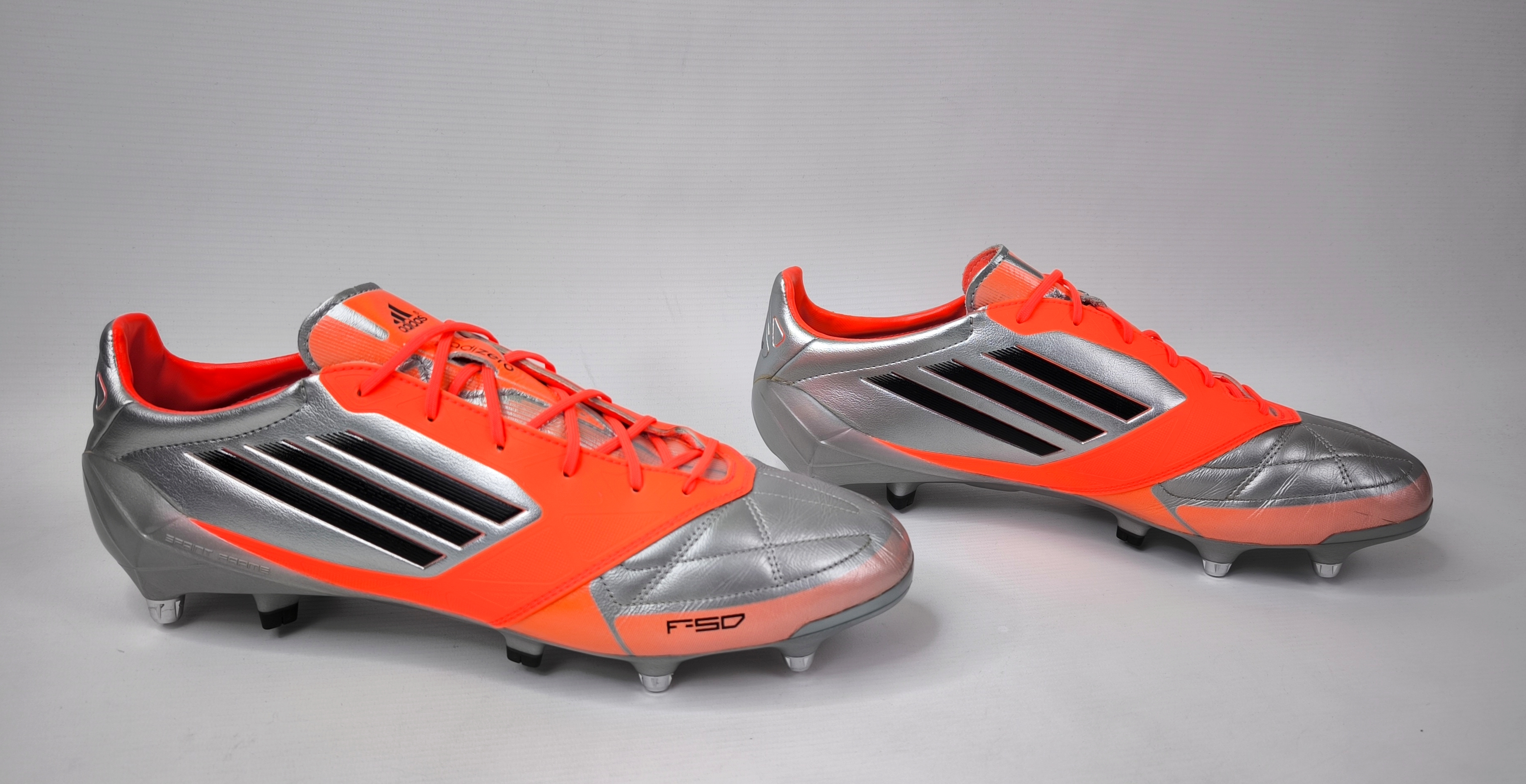 adidas Adizero F50 XTRX SG EUR 47 1/3 / UK 12 aus 2012 orange silber G64220