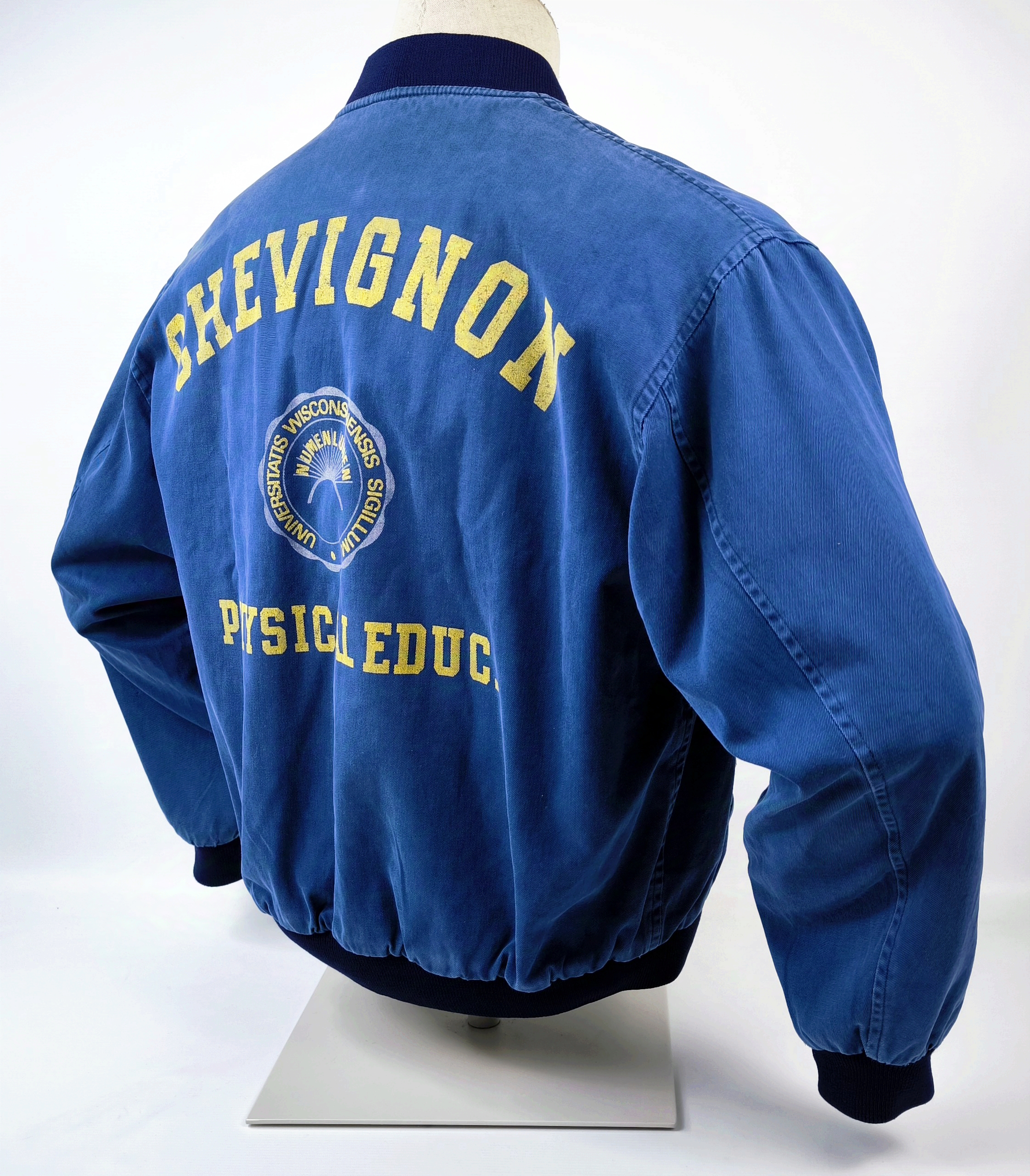 Chevignon Jacke Physical blau Gr. L blau Conquest Studion Denim vintage 80s