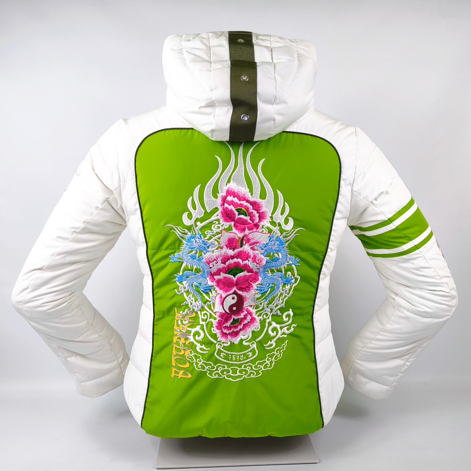 Bogner Skijacke / Daunenjacke Gr. 42 (L) Wendejacke beidseitig tragbar traumhaft