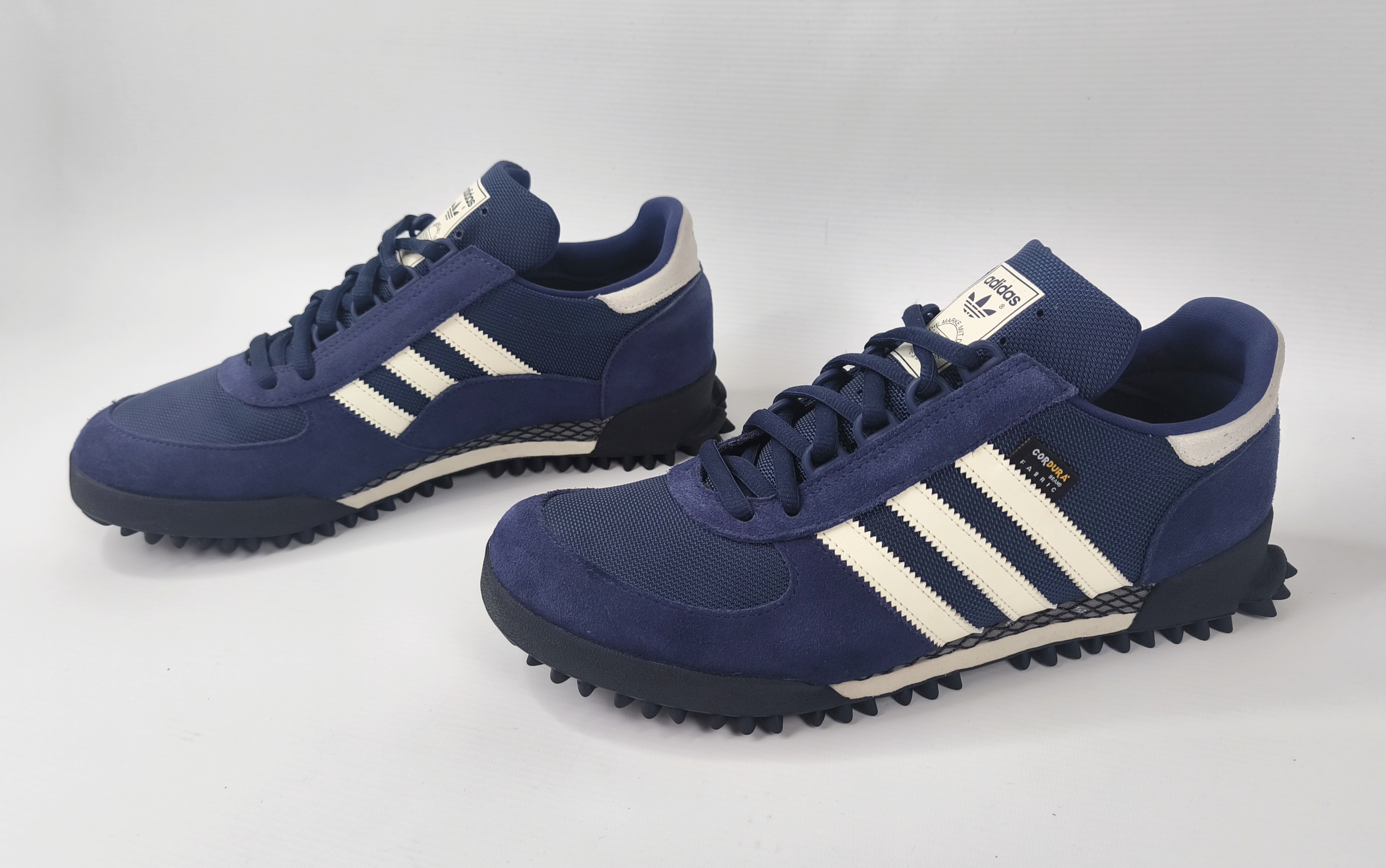 adidas Marathon TR Trainer Schuhe EUR 45 1/3 UK 10.5 aus 2023 Cordura IG7399