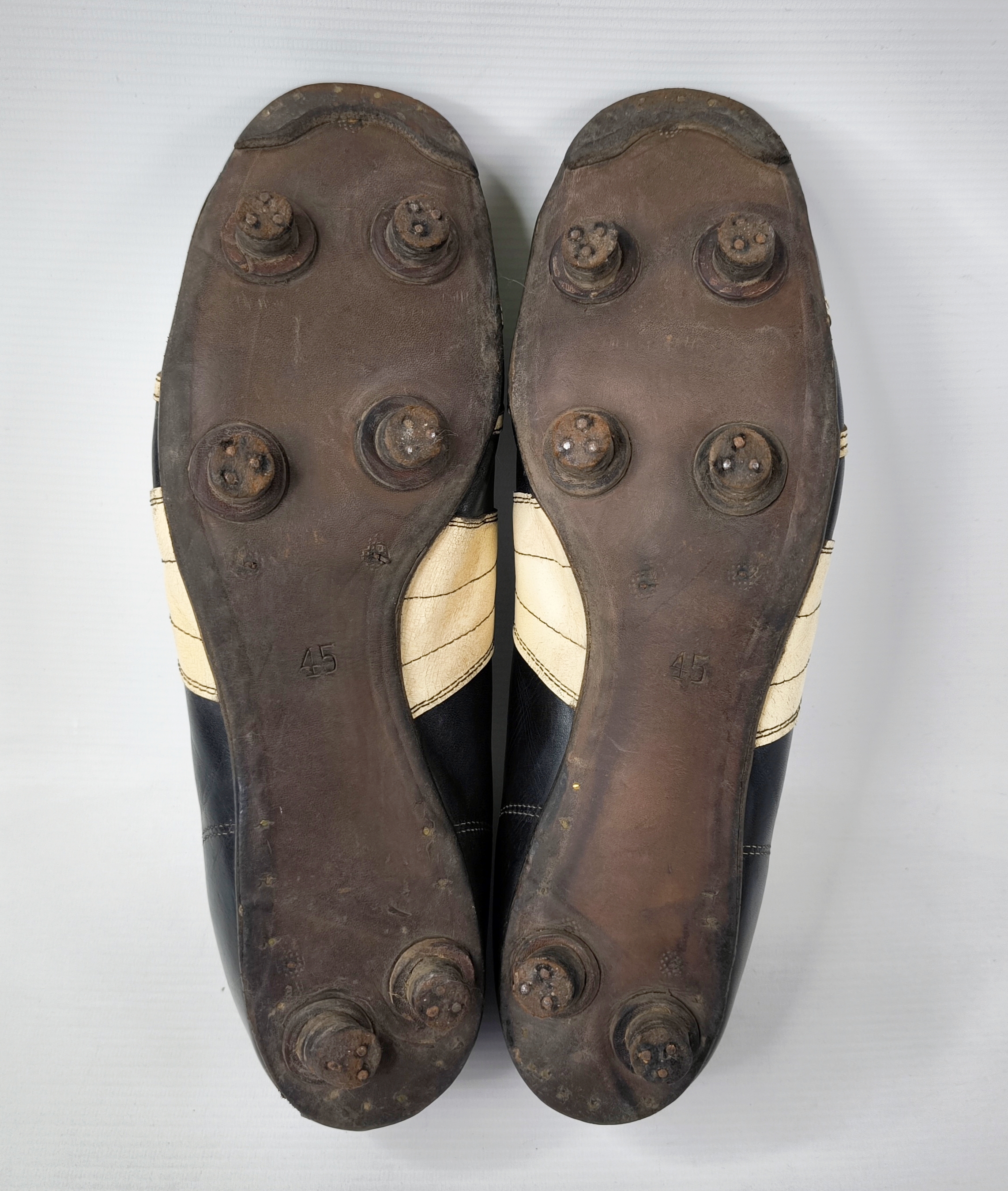Puma Fussball Schuhe 1950`s EUR 45 / UK 10.5 vintage football boots Atom Trumpf