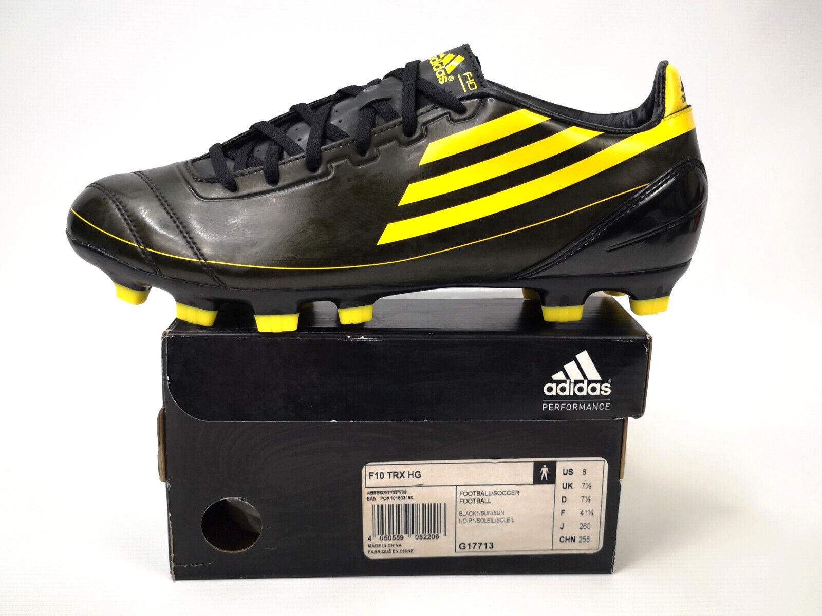 adidas F50 F10 TRX HG 2010 Fussball Schuhe Gr. EUR 41 1/3 UK 7.5 G17713 ghosted