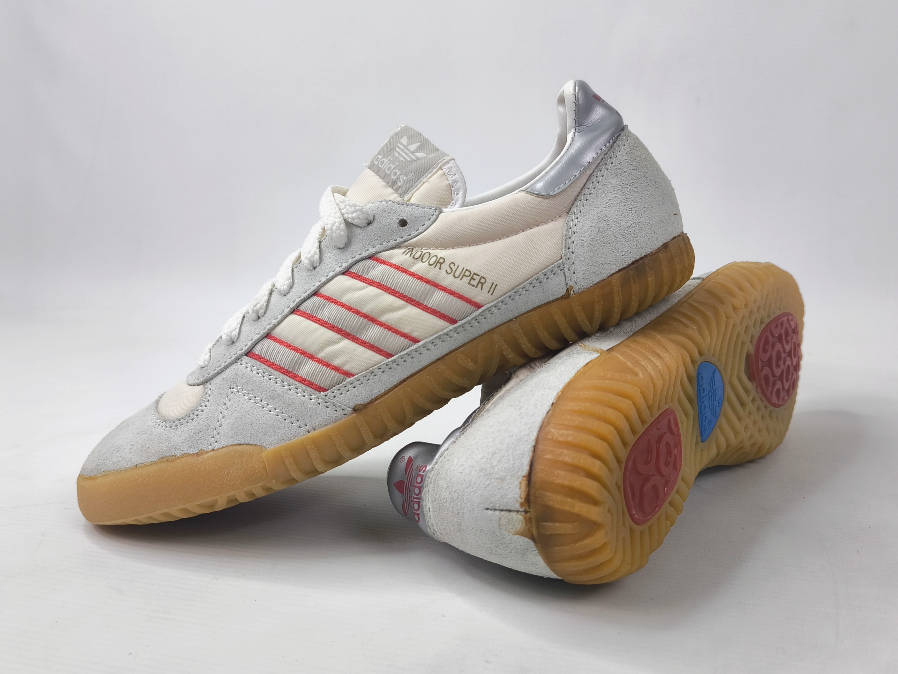 adidas Indoor Super II Schuhe EUR 42 2/3 UK 8.5 Taiwan 80s trainers