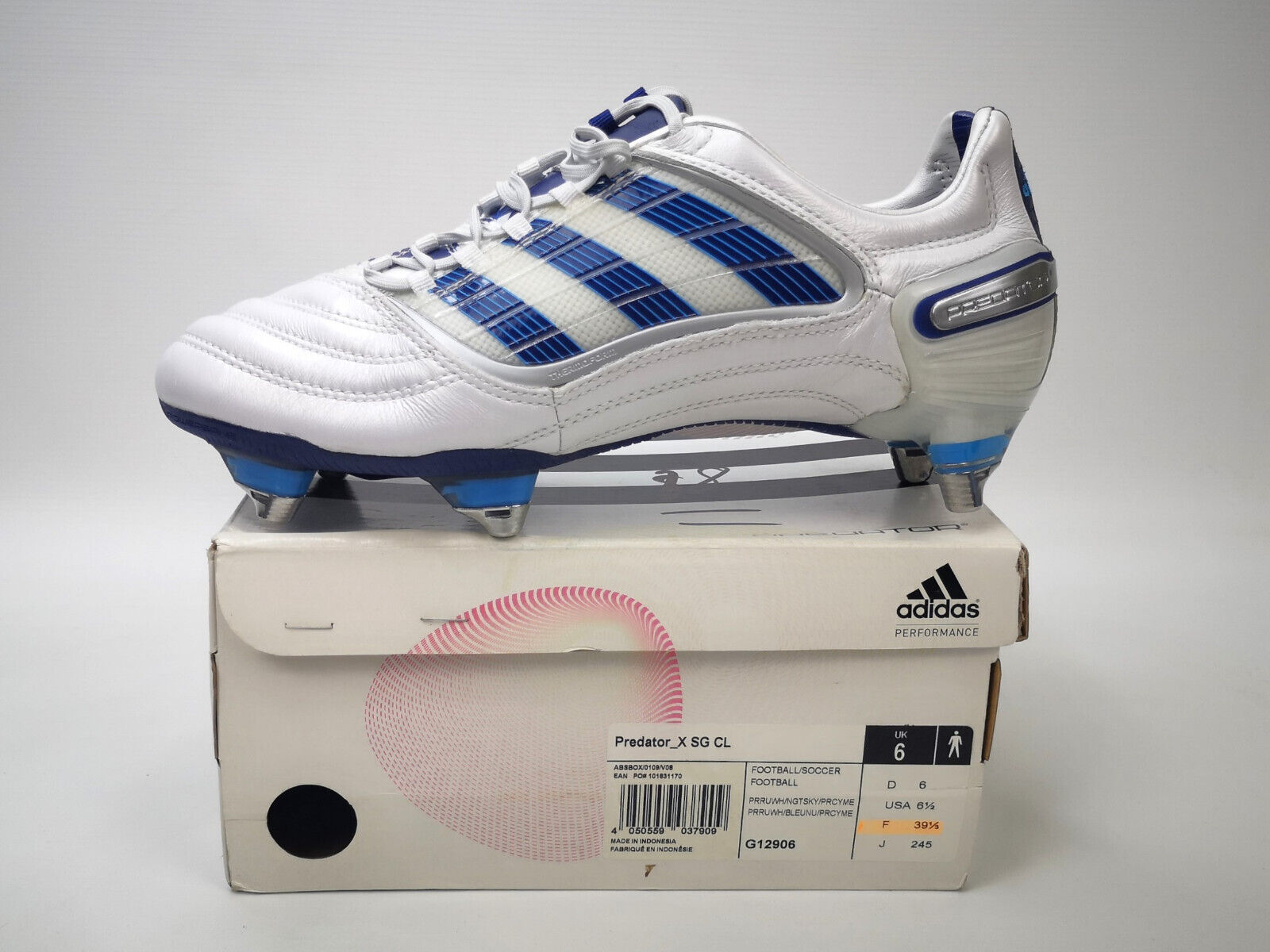 adidas Predator X SG CL Champions League 2010 Eur 39 1/3 / UK 6 Fussball G12906