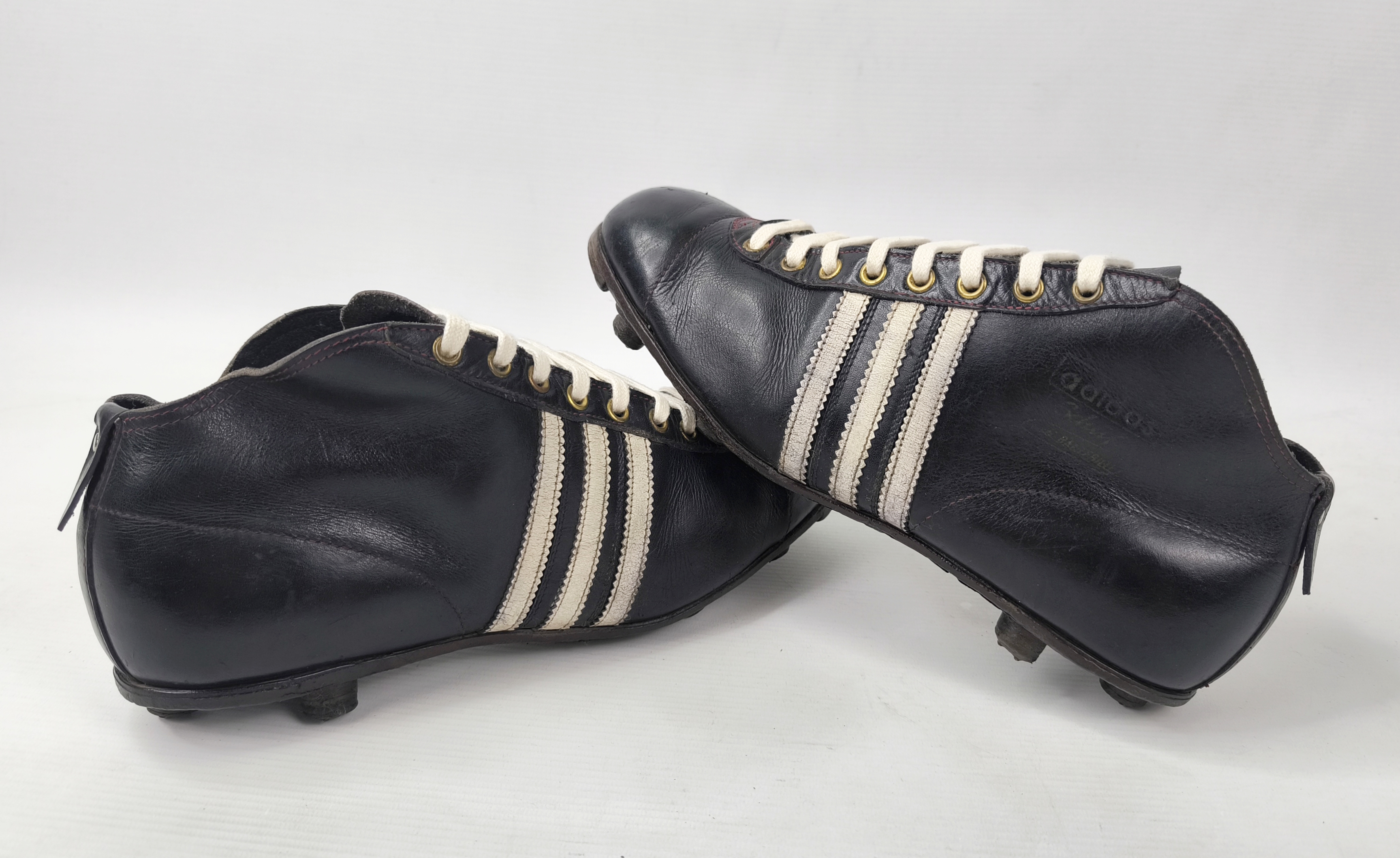 adidas Fussball Schuhe Schuss 1950s EUR 43 1/3 UK 9 Western Germany vintage +box