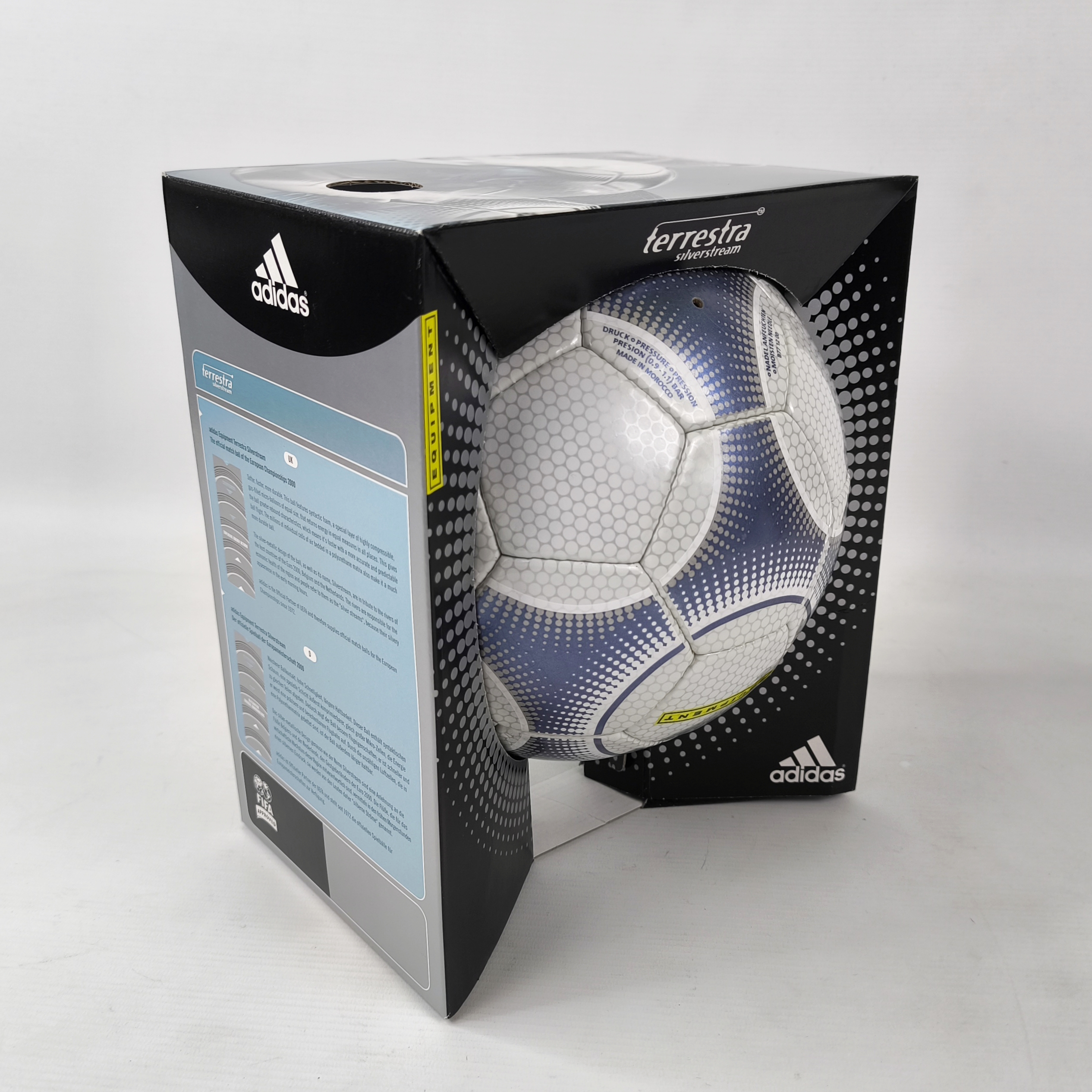 adidas Fussball Terrestra Silverstream Official matchball EM Euro 2000
