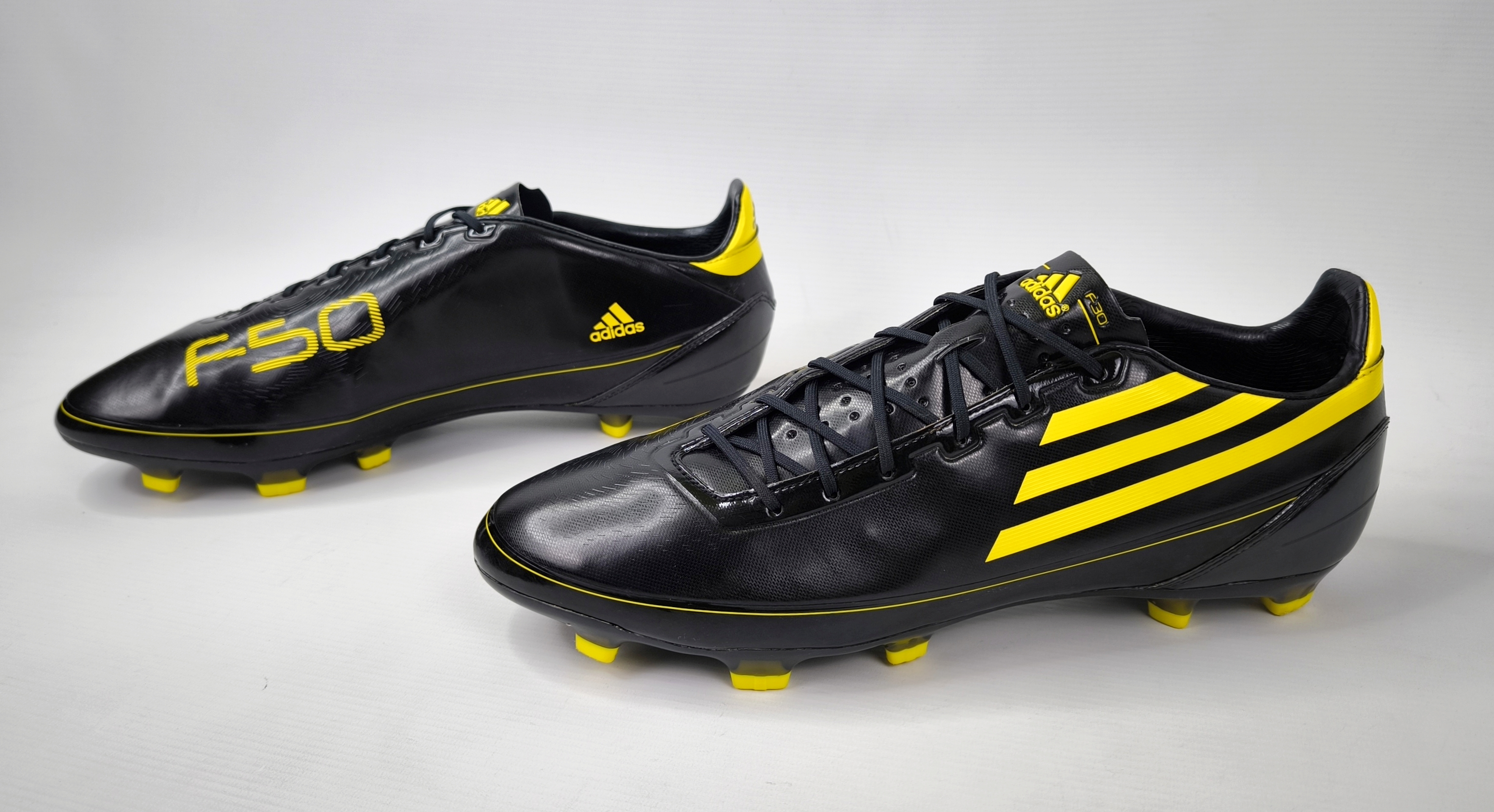 adidas Fussball Schuhe F50 F30 TRX FG 2010 EUR 48 2/3 / UK 13 G17015 schwarz