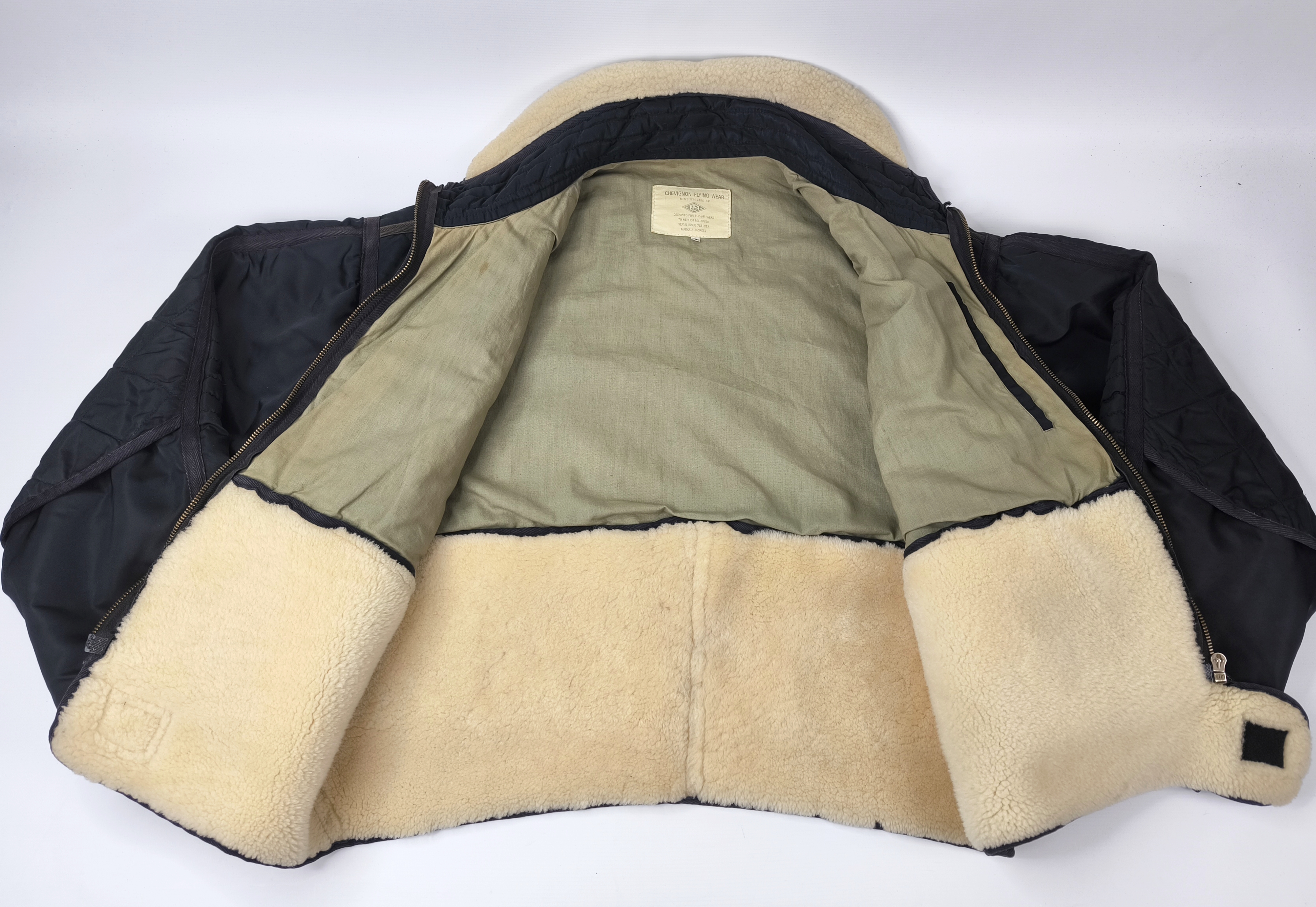 Chevignon Jacke Cosmos schwarz Gr. XXL (XL) Flying Air Wear 1957 vintage