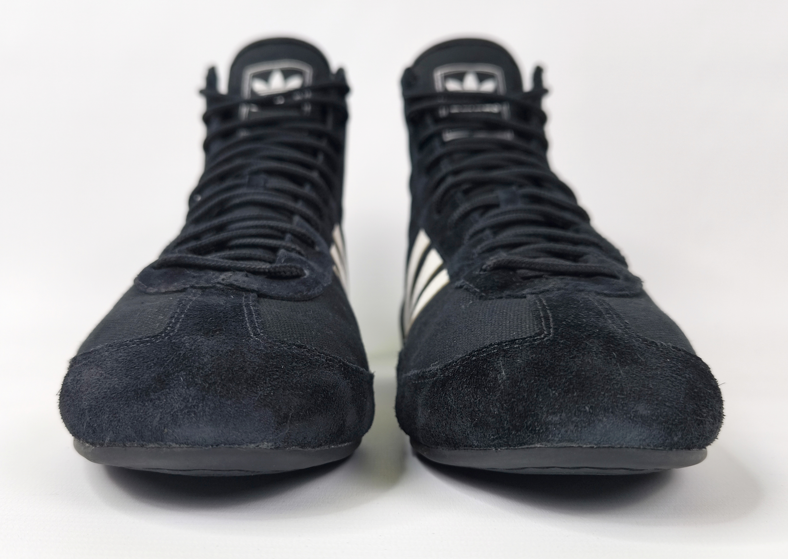 adidas Wrestling Schuhe Canvas schwarz 2003 EUR 44 UK 9.5 combat 036230