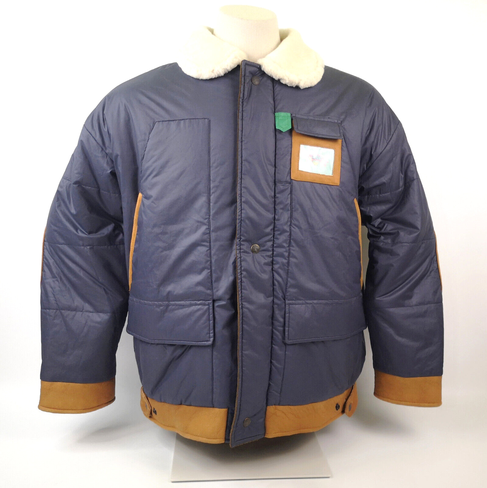 Iceberg Jacke Lammfell Herren Gr. XXL vintage wie neu