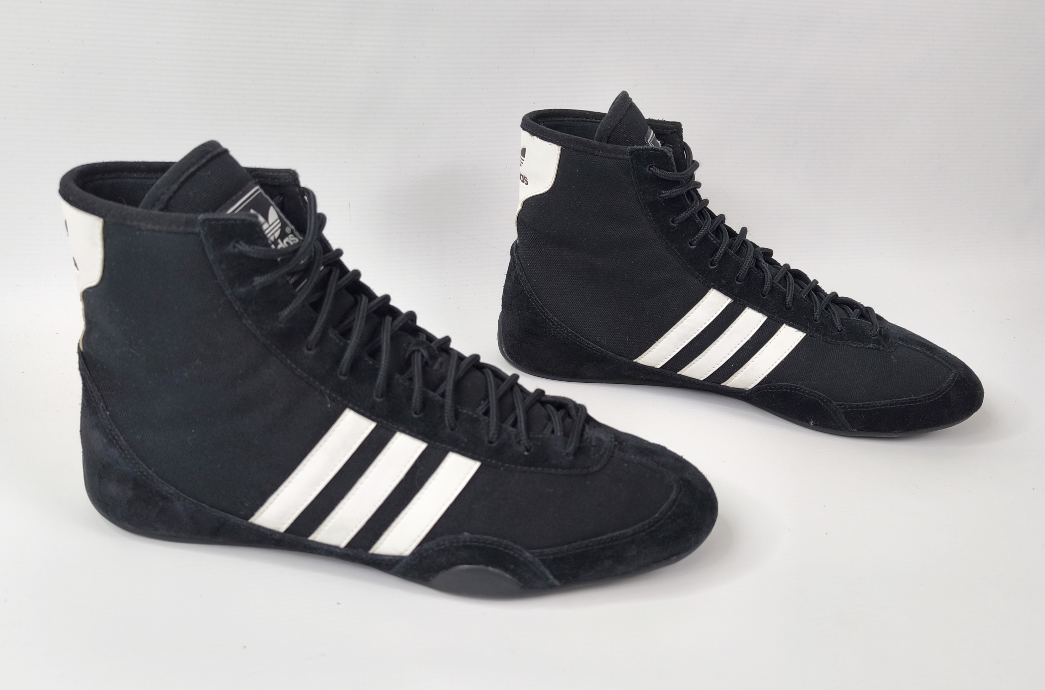 adidas Wrestling Schuhe Canvas schwarz 2003 EUR 44 UK 9.5 combat 036230