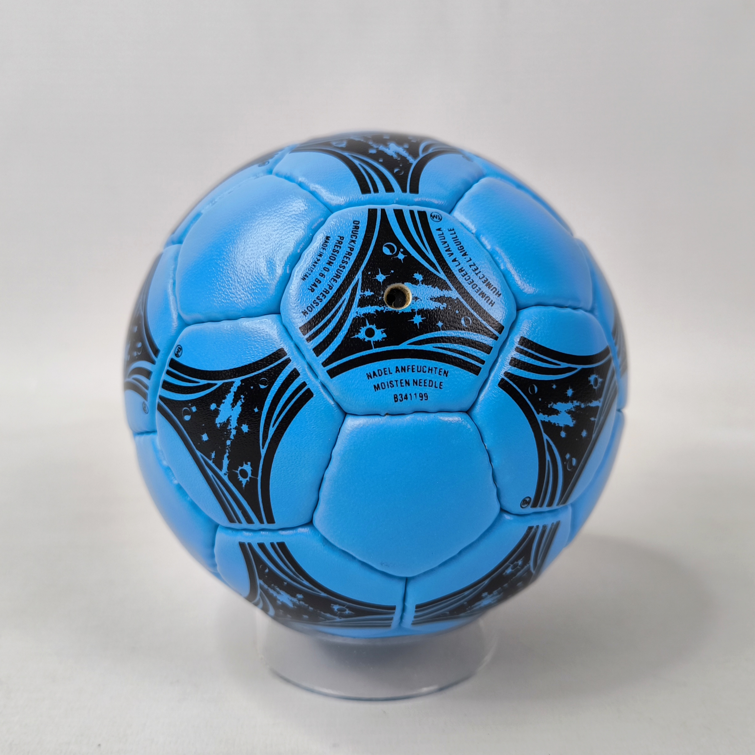 adidas Fußball Miniball Questra blau 90´s Größe 0 mini ball official B341199