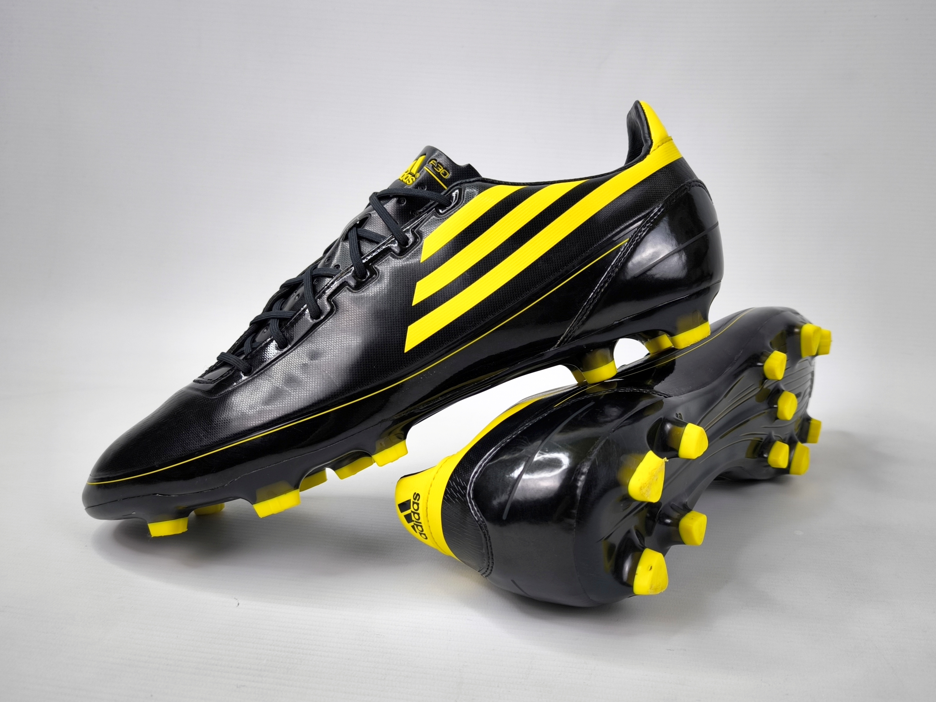 adidas Fussball Schuhe F50 F30 TRX FG 2010 EUR 48 2/3 / UK 13 G17015 schwarz