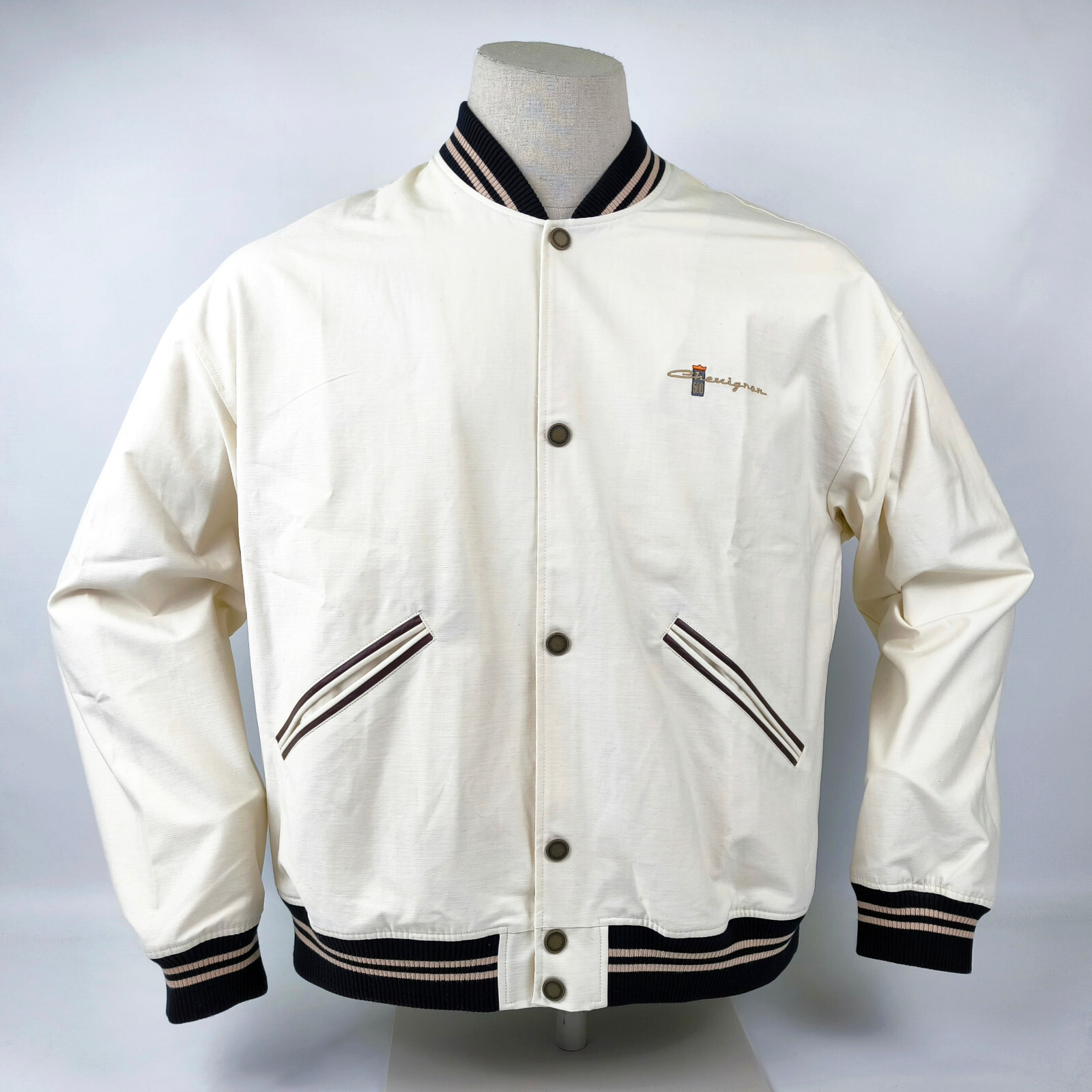 Chevignon 500 Jacke naturfarben Gr. XL Baumwolle Elasthan Mix Neu mit Etikett