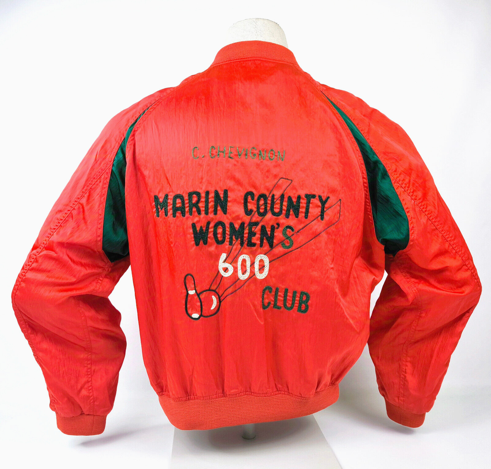 Chevignon Club Jacke Marin County rot Gr. L (M) vintage 80s France