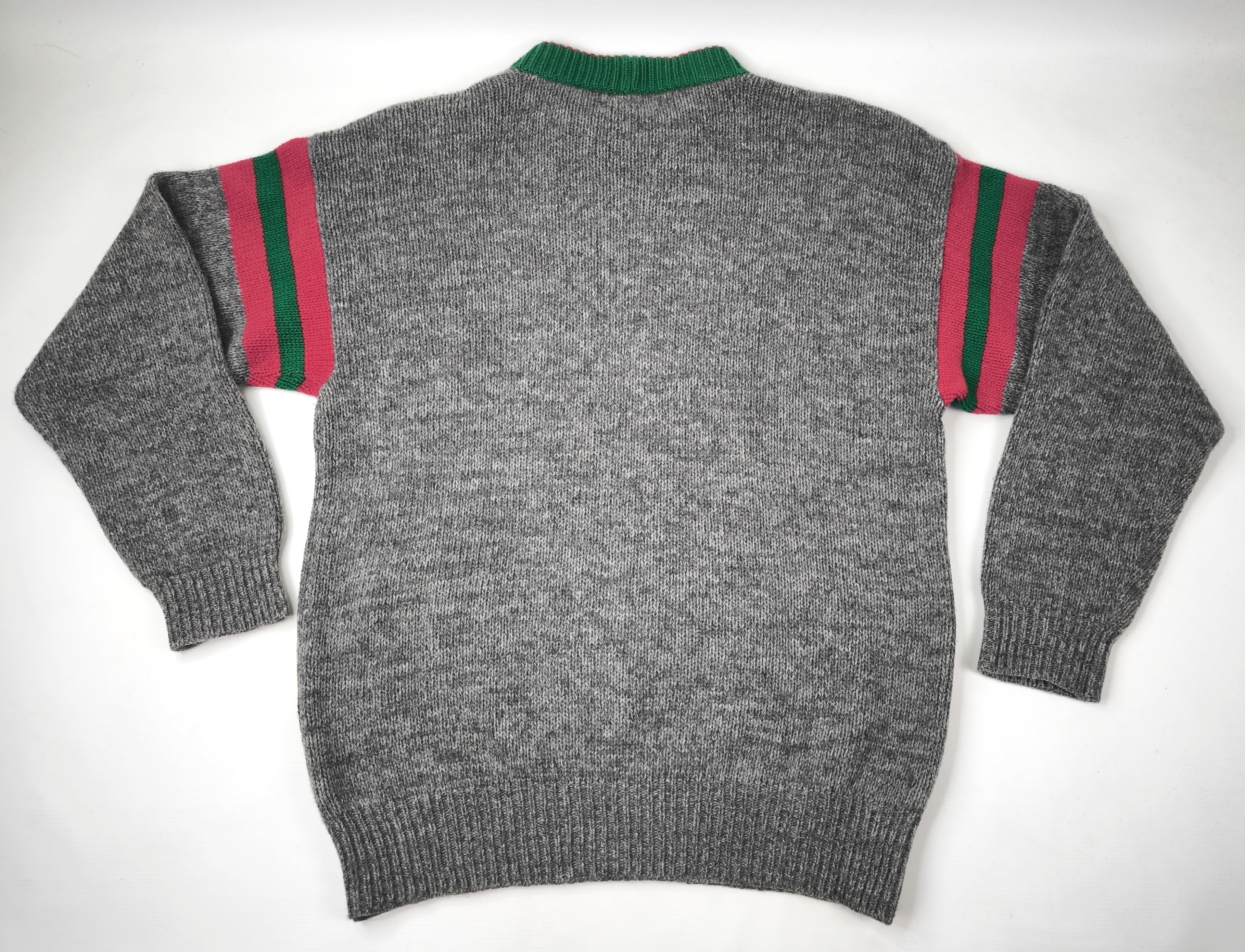 Iceberg JC de Castelbajac Strick Pullover Gr. L/XL Tim und Struppi Italy 90s