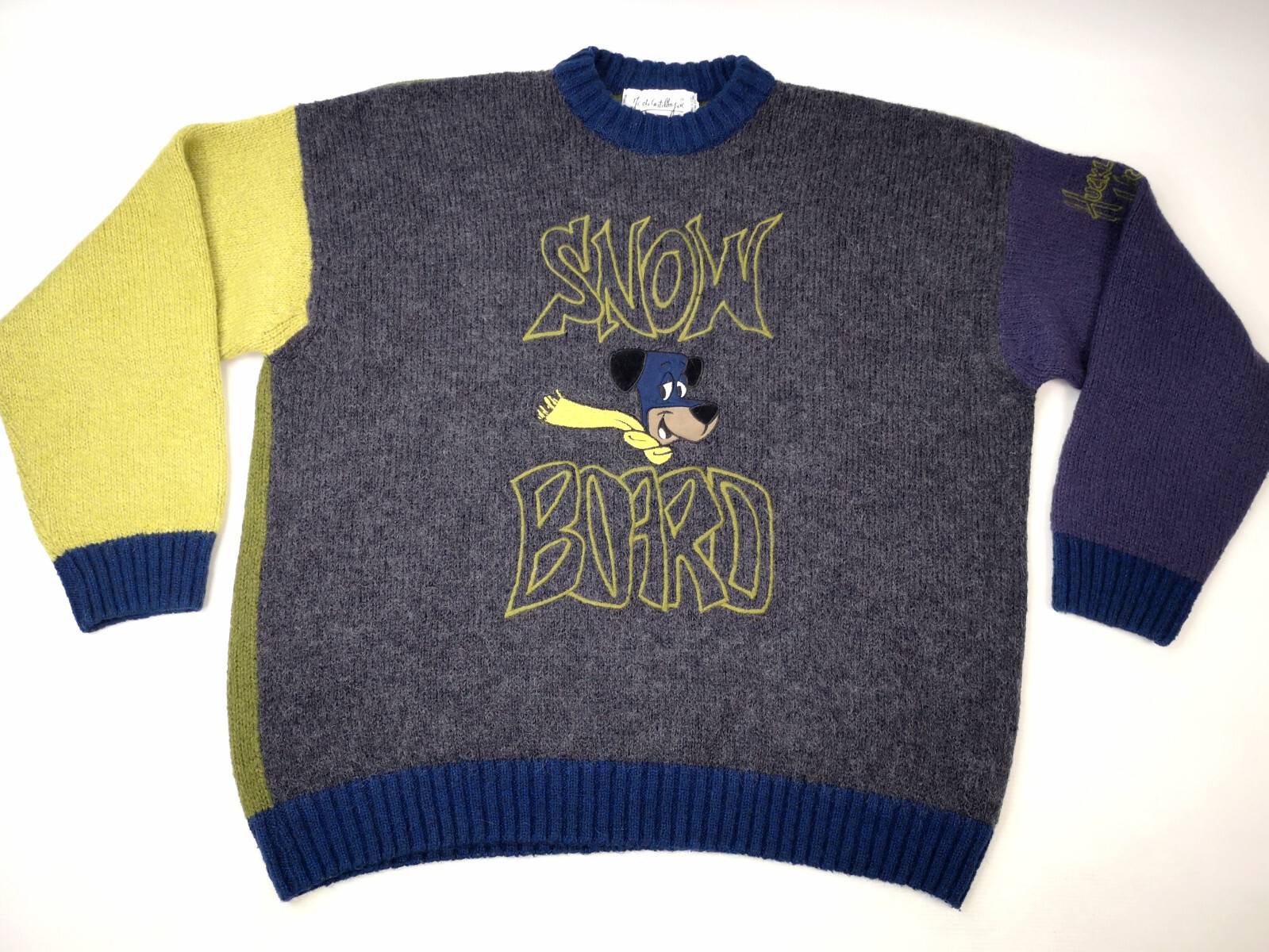 JC de Castelbajac Iceberg Herren Strick Pullover Huckleberry Hound Gr. XL (54)