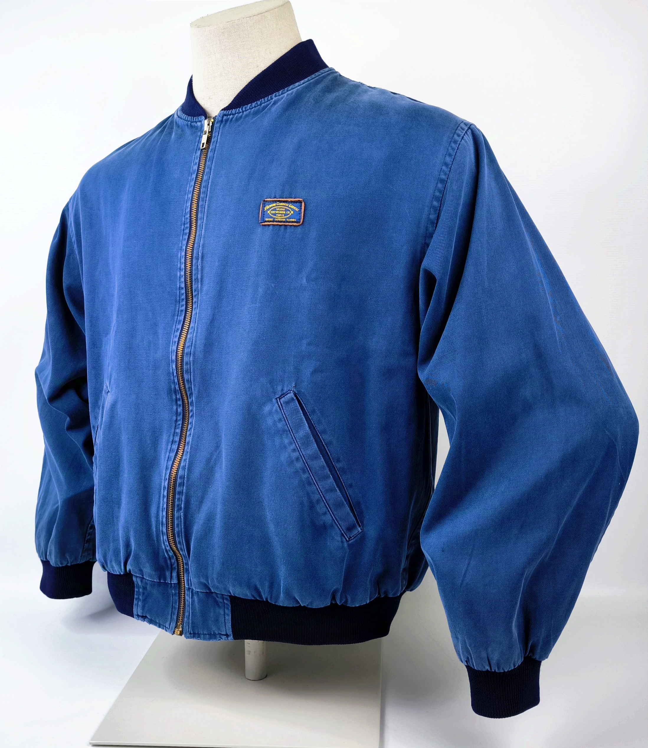 Chevignon Jacke Physical blau Gr. L blau Conquest Studion Denim vintage 80s