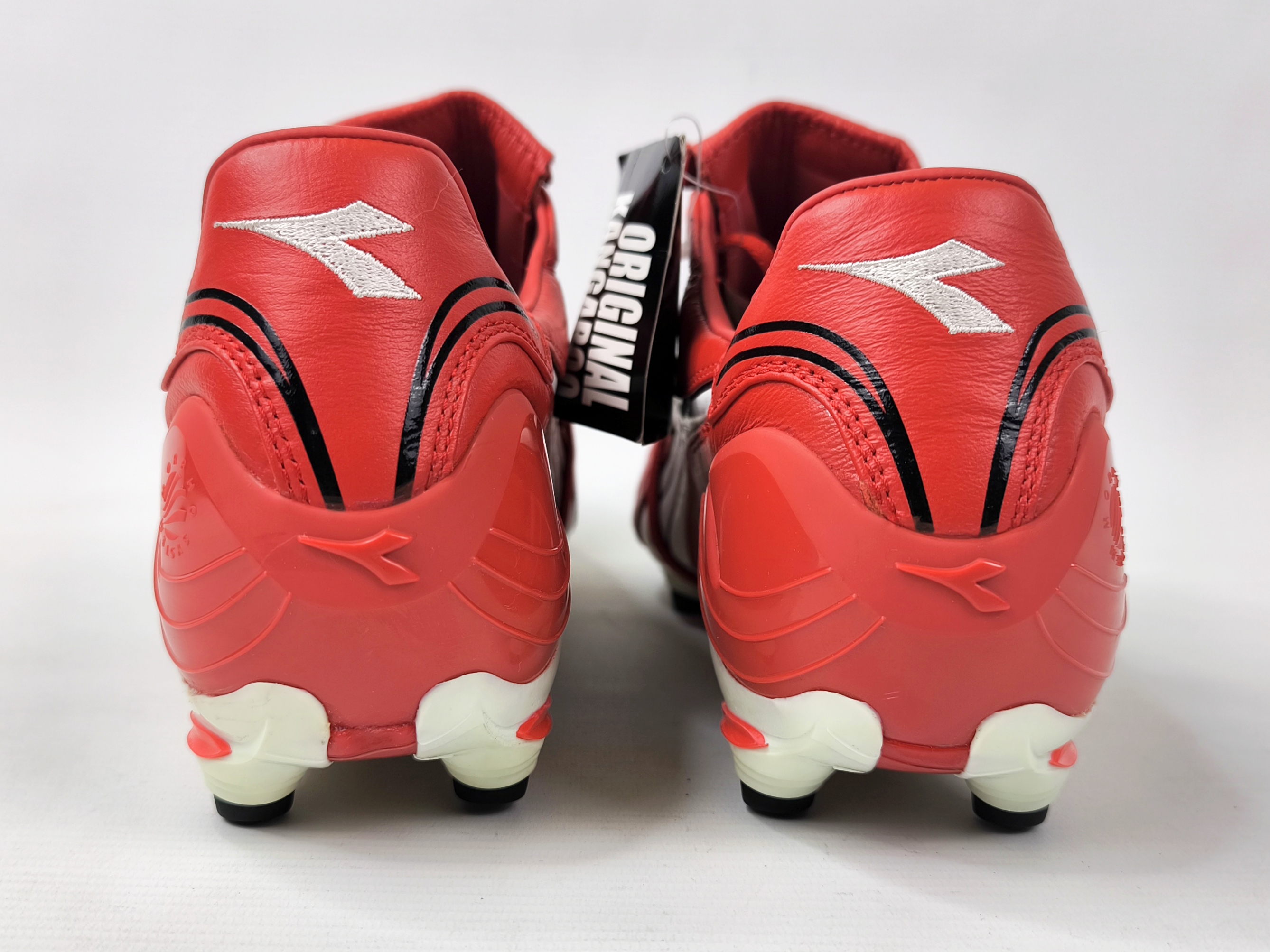 Diadora LX K-Pro 2 MG 14 Fussball Schuhe EUR 46 / UK 11.5 rot 152089 K-Leder