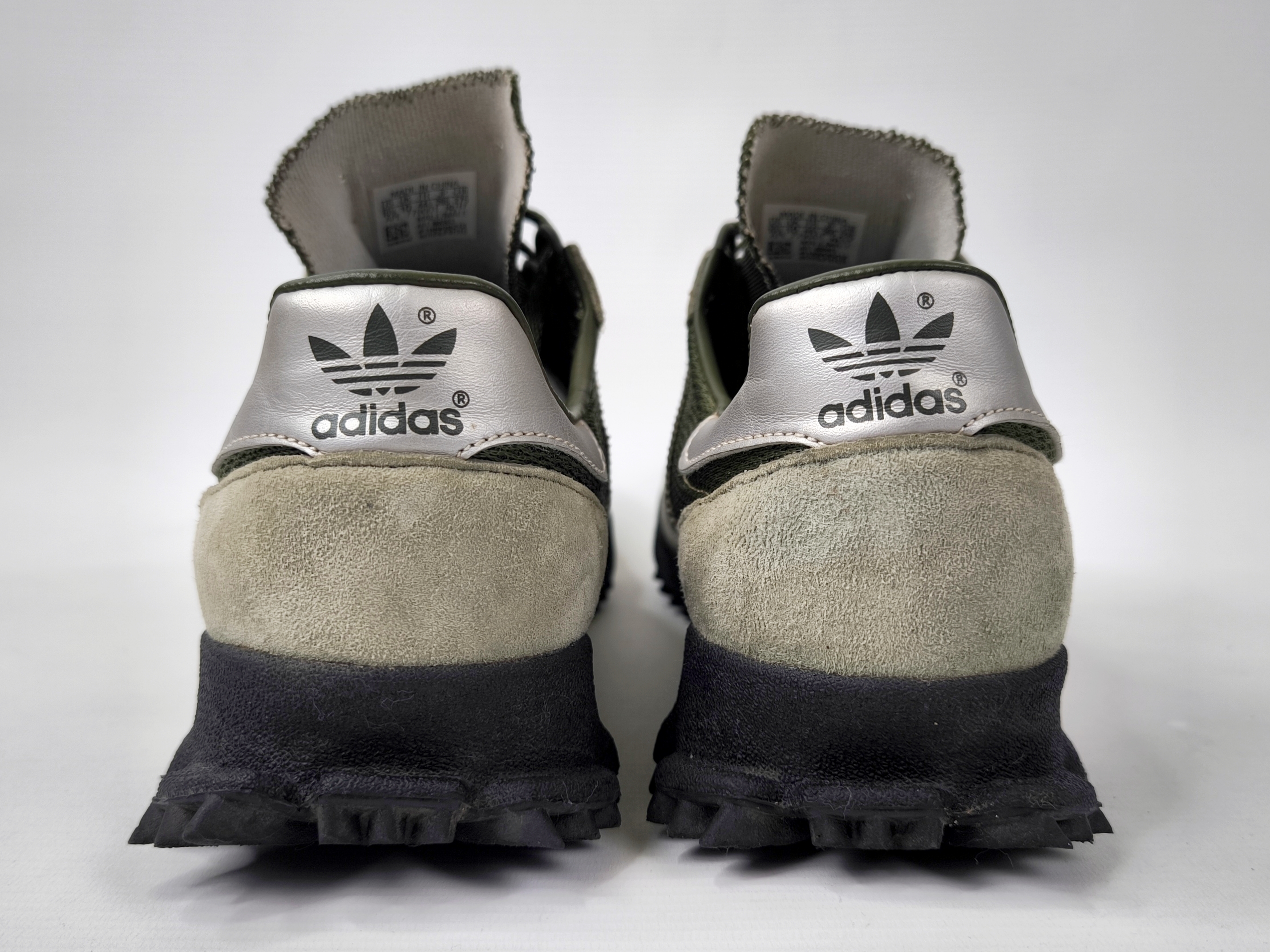 adidas Marathon TR Trainer Schuhe EUR 44 2/3 - UK 10 aus 2017 BB6803 grün silber