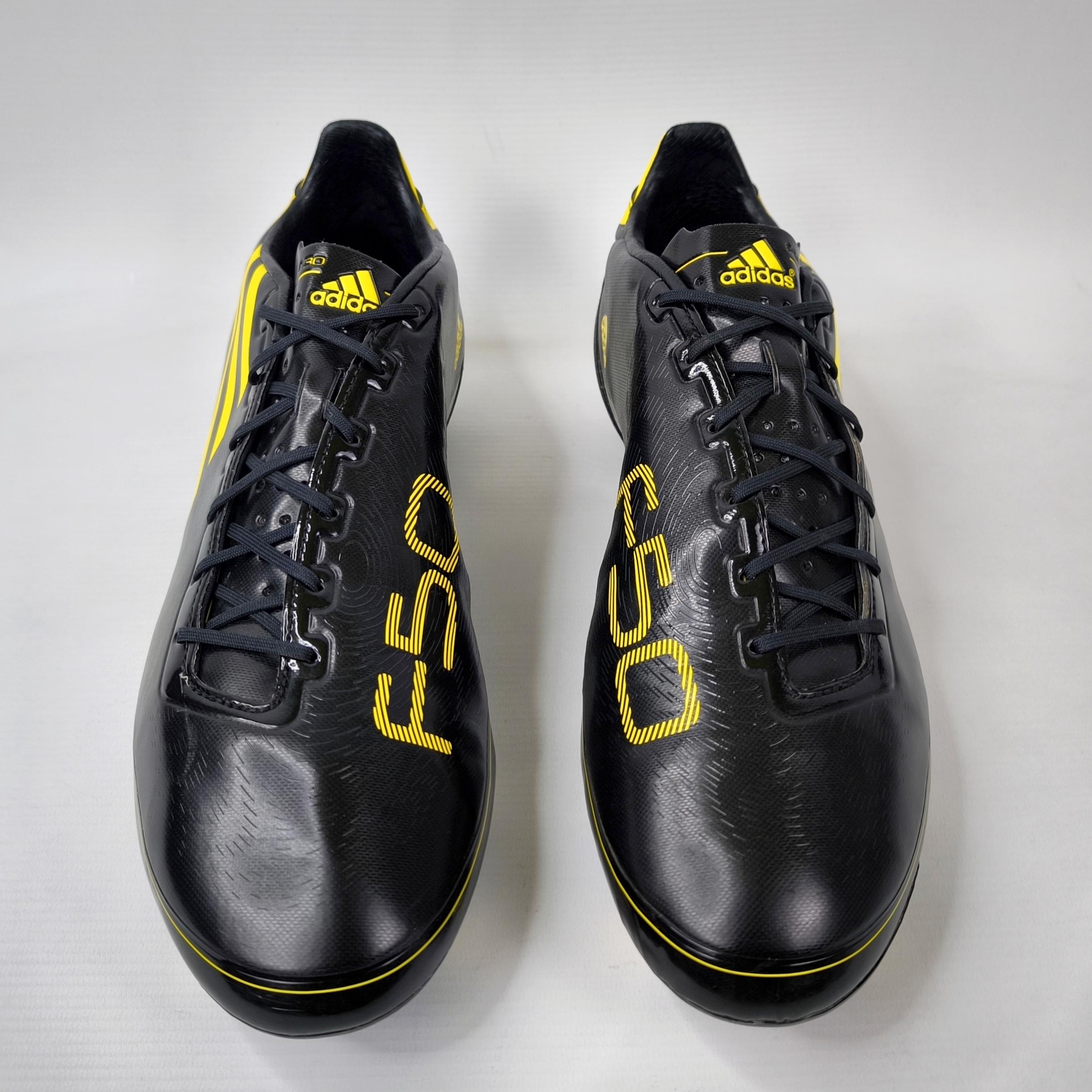 adidas Fussball Schuhe F50 F30 TRX FG 2010 EUR 48 2/3 / UK 13 G17015 schwarz