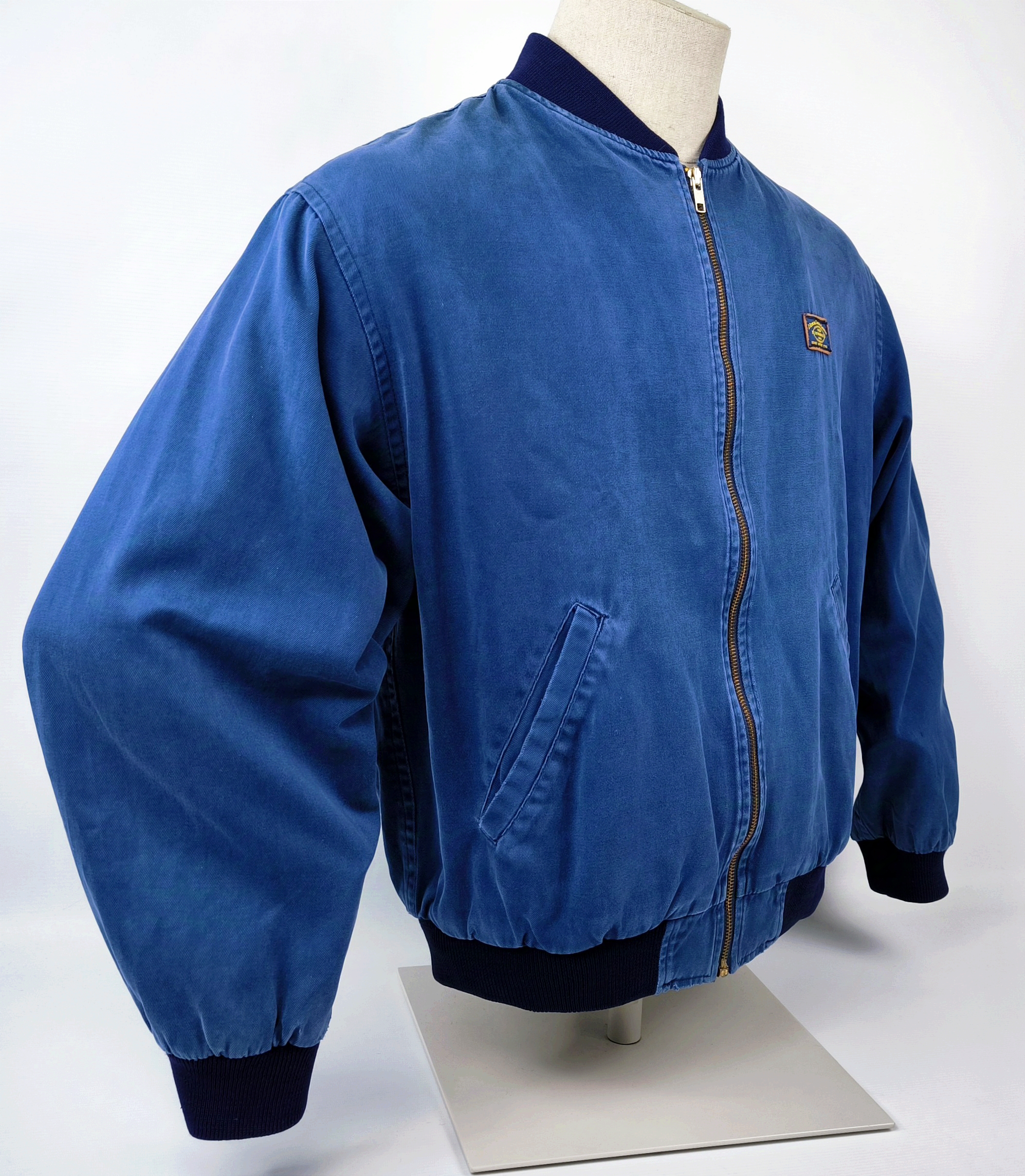 Chevignon Jacke Physical blau Gr. L blau Conquest Studion Denim vintage 80s