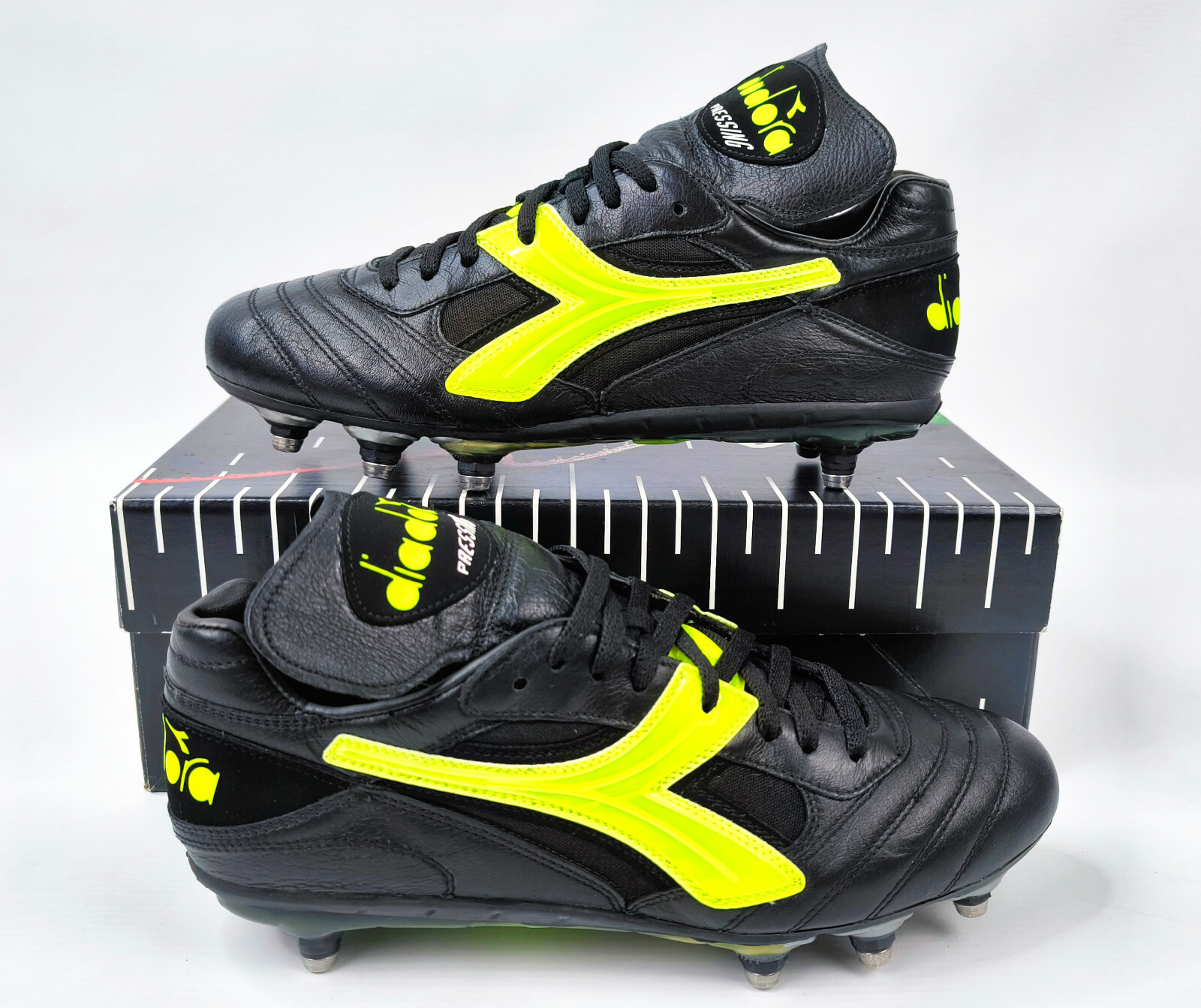 Diadora Pressing SC Fussball Schuhe Made in Italy 90`s vintage 109562 8531