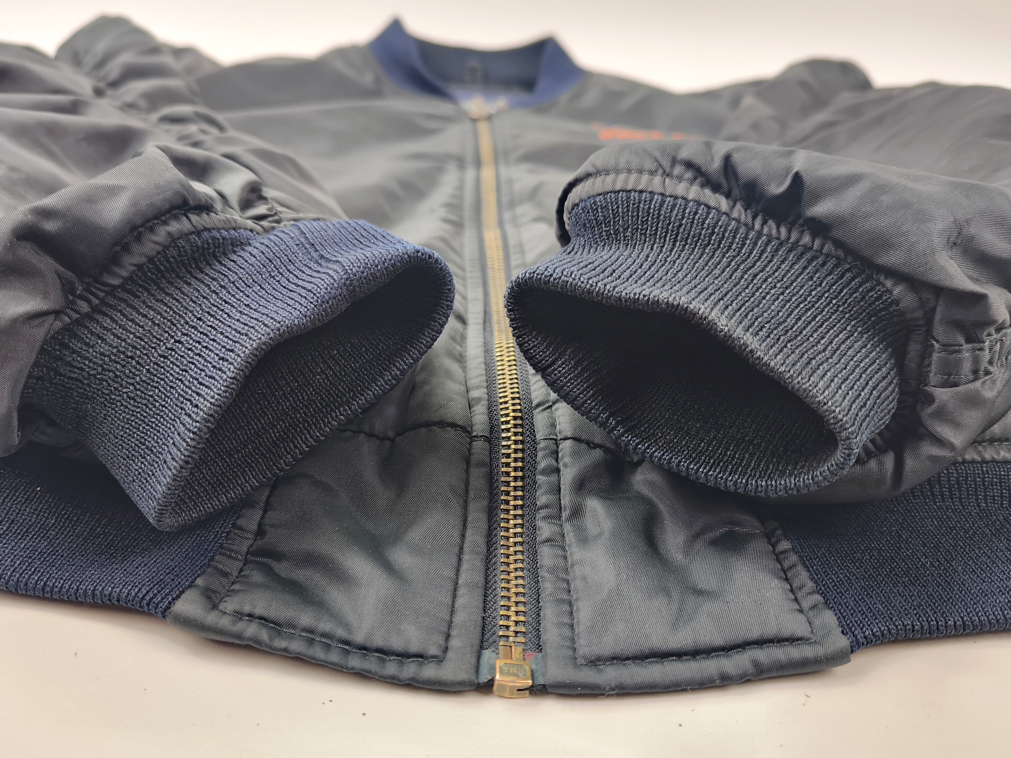 Naf Naf Jacke schwarz ASNN Gr. T2 (XL) Bomberjacke vintage 80s 90s