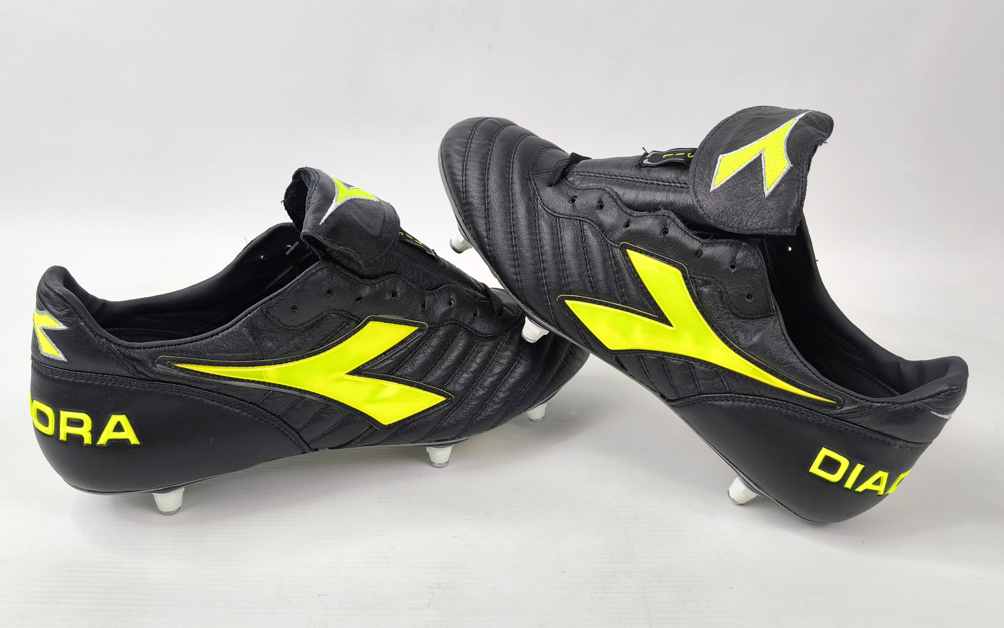 Diadora Brasil Pro SC Fussball Schuhe EUR 45.5 / UK 11 Made in Italy 125496 517