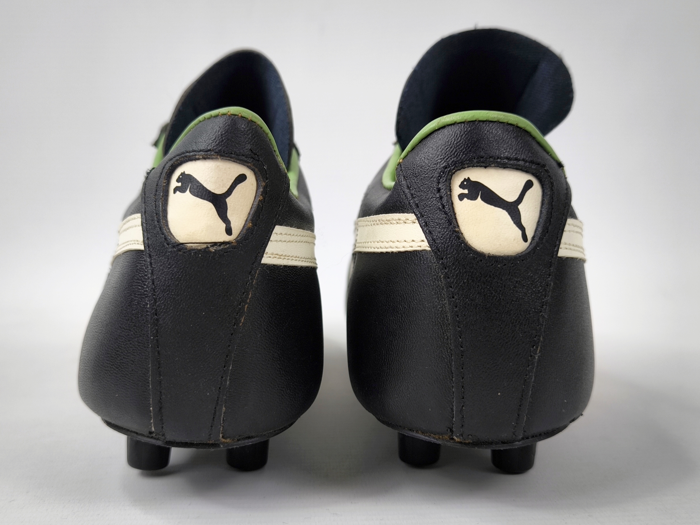 Puma Cordoba Fussball Schuhe schwarz Eur 41 1/3 / UK 7.5 vintage 70s 80s neu