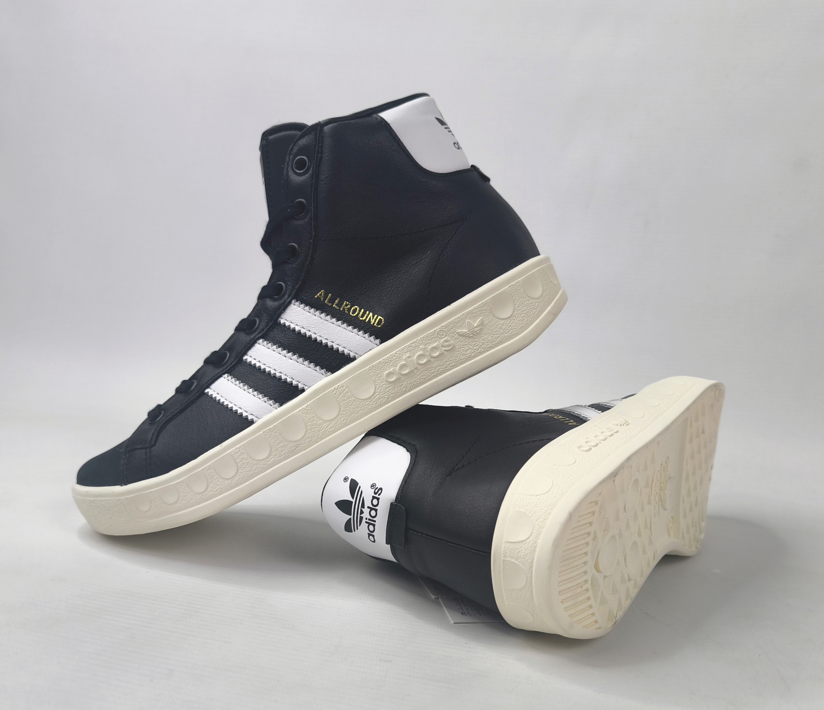 adidas Allround OG High Schuhe EUR 37 1/3 UK 4.5 aus 2016 schwarz BB5183 neu