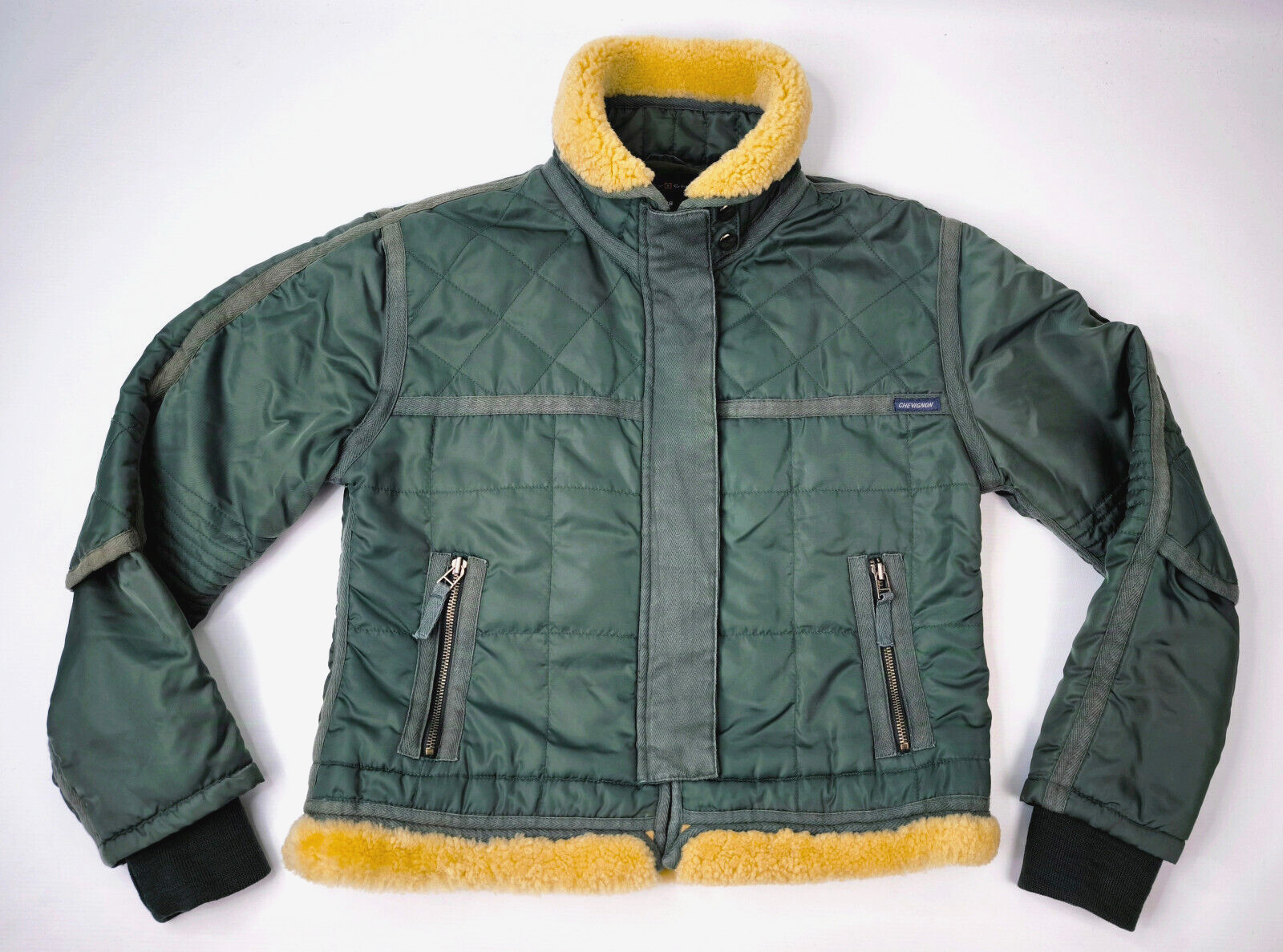 Chevignon Jacke Buddy oliv Nylon Gr. 38 (S) Cosmos